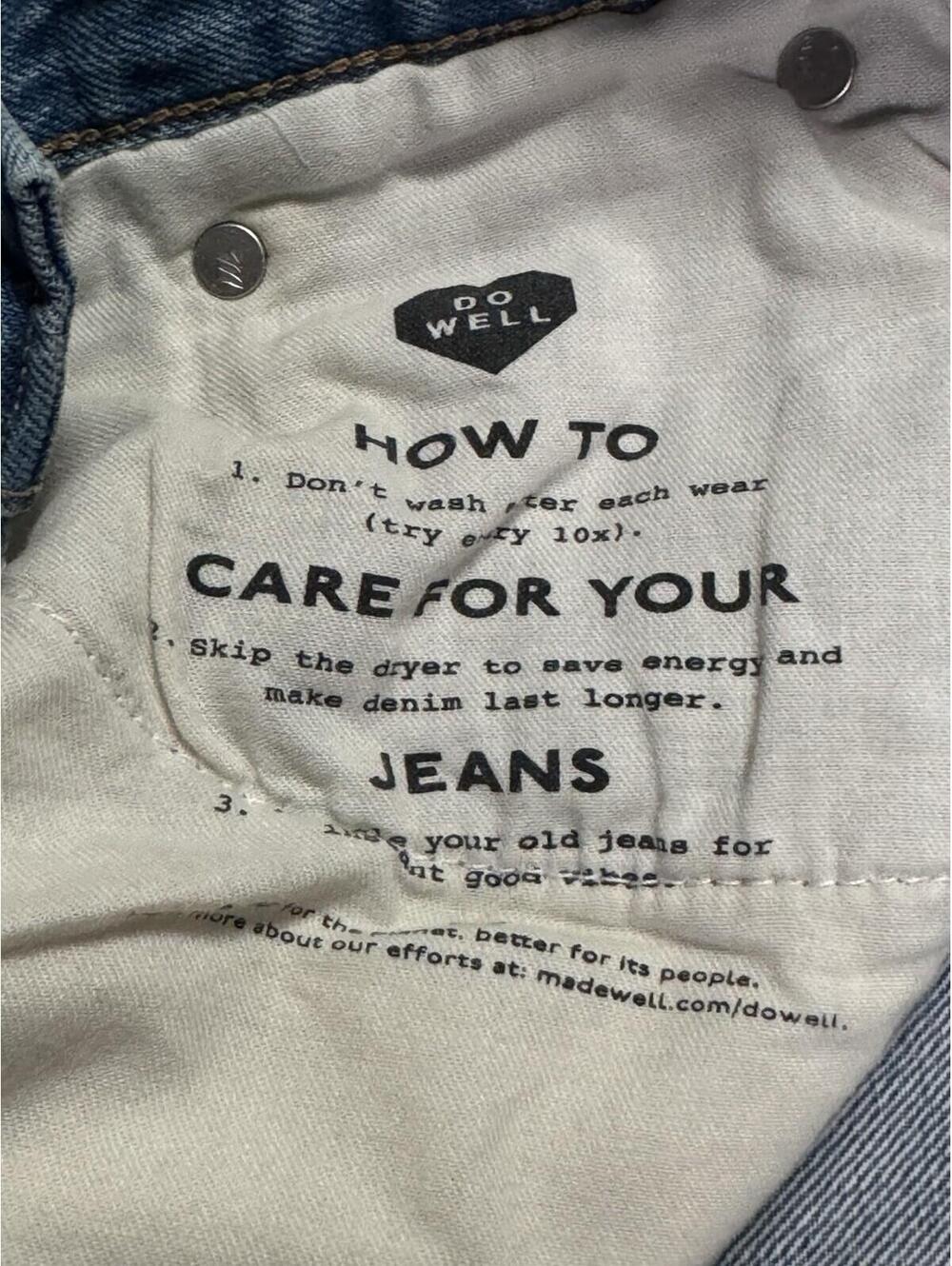 Madewell Women’s Low Slung Straight Jeans Size 28 [COPY] - Picture 9 of 9